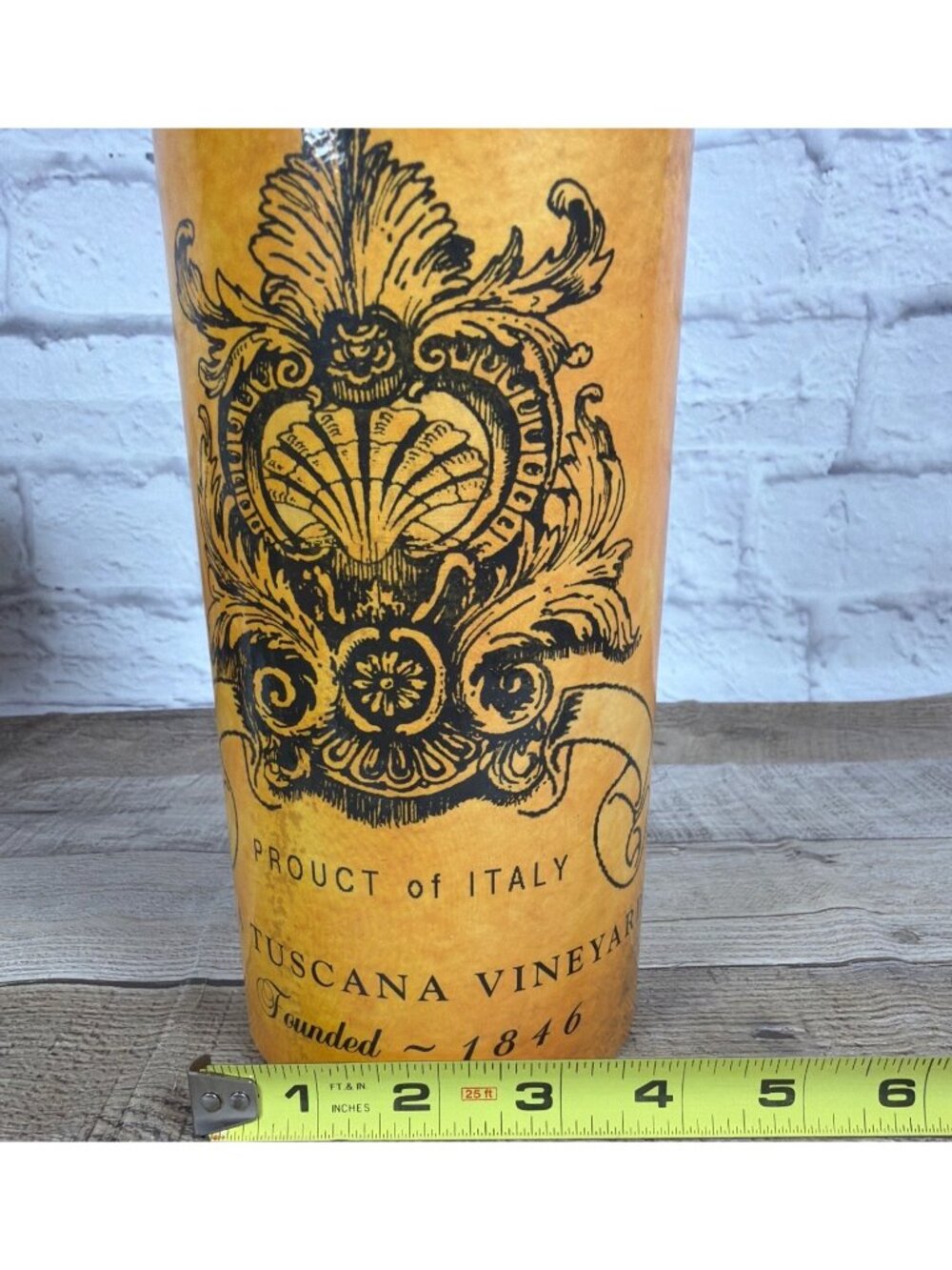 Villa Toscana Vineyard Chianti Classico Italy Wine Bottle Gift Box Real Home - Picture 8 of 10